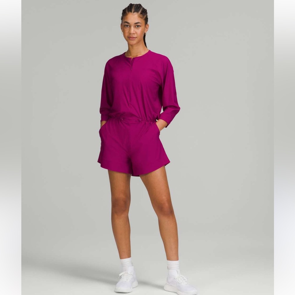 lululemon athletica Fuchsia Long-Sleeve Romper
